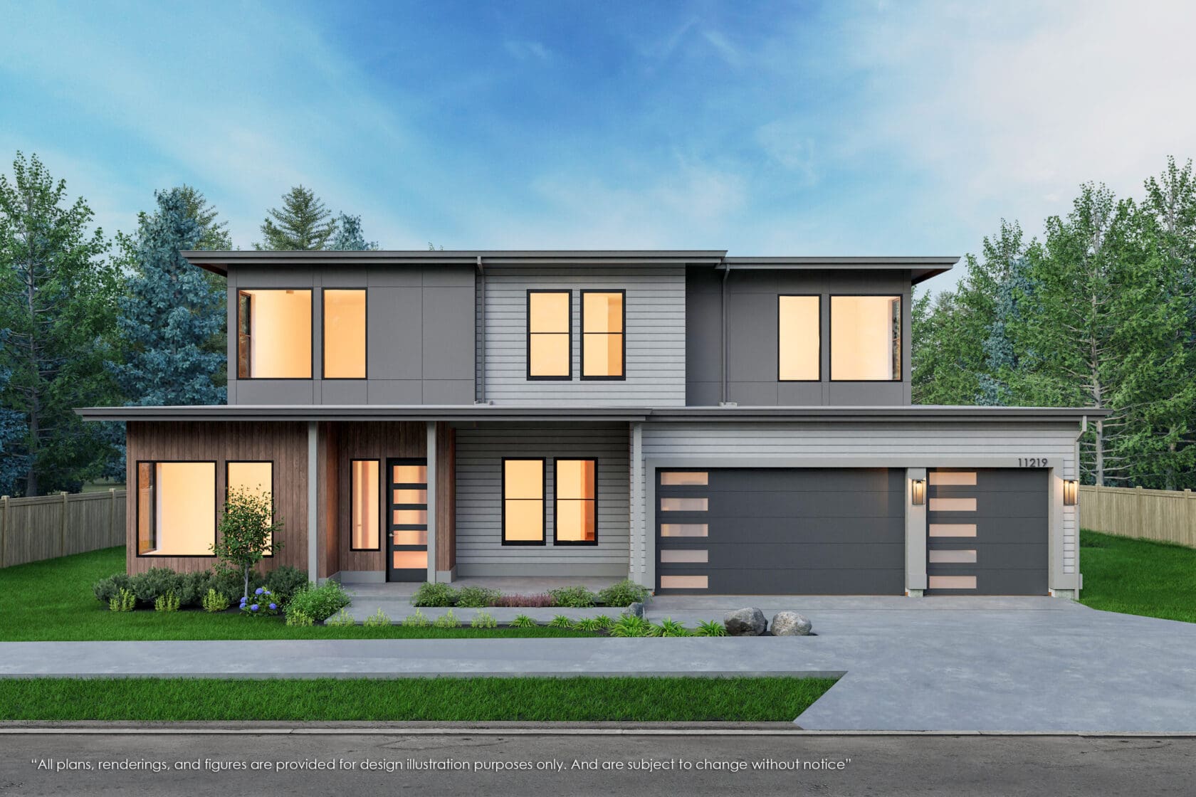 11219 115th Place Northeast - Kirkland - Rendering 1 - MN Custom Homes